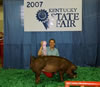 Kentucky State Fair Reserve Grand Champion Duroc - Jr. and Open