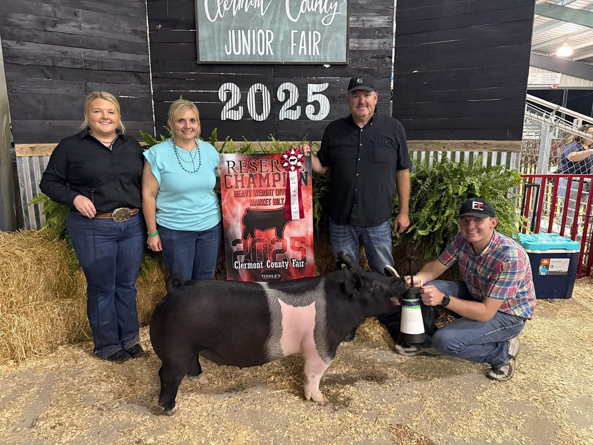 Reserve Champion Heavyweight Gilt - Kaylee Jennings