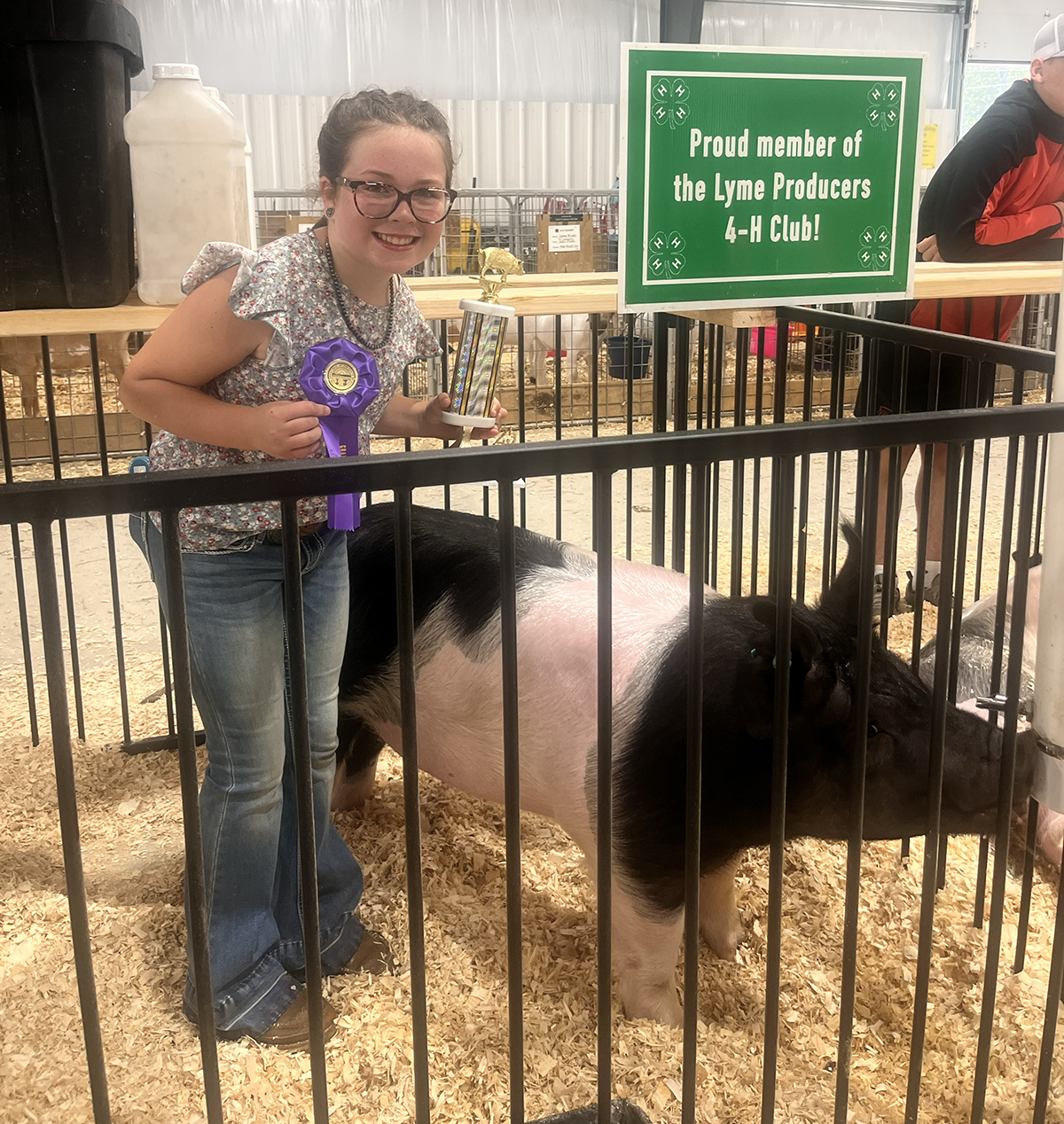 Grand Champion Carcass Hog on Foot - Bexlee Porter