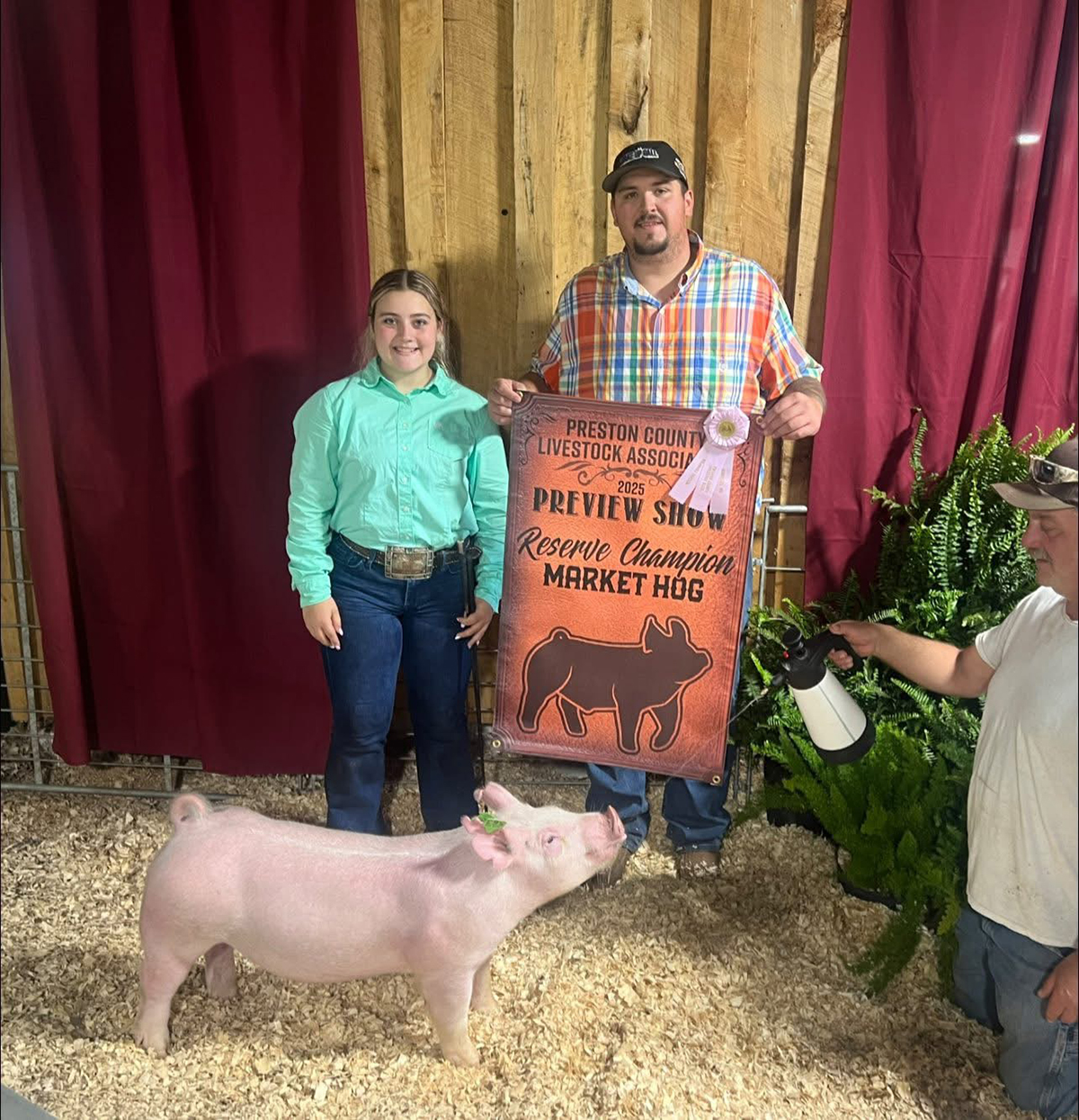 Reserve Champion Market Hog & Champion Showman - Kristen Ritchey 1